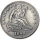 US 1843 P/O SEATED LIBERTY QUARTER DOLLARS Silver Plated Coins COPY