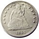 US 1866 P/S SEATED LIBERTY QUARTER DOLLARS With Motto Silver Plated Coins COPY