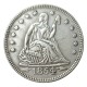 US 1854 P/O SEATED LIBERTY QUARTER DOLLARS Silver Plated Coins COPY