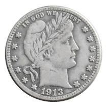 US 1913 P/S/O/D Barber Quarter Dollar Silver Plated Coins COPY US 1913 P/S/O/D Barber Quarter Dollar Silver Plated Coins COPY