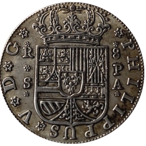 Spain Resl 1738 Silver Plated Copy Coins
