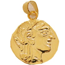 P(16)Coin Pendant Ancient Athens Greek Drachm - Atena Greece Owl Drachma Gold Plated Fashion Jewelry(diameter:16mm) P(16)Coin Pendant Ancient Athens Greek Drachm - Atena Greece Owl Drachma Gold Plated Fashion Jewelry(diameter:16mm)