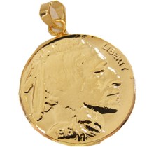 P(08)Coin Pendant USA Buffalo Coin Gold Plated Fashion Jewelry(diameter:21mm) P(08)Coin Pendant USA Buffalo Coin Gold Plated Fashion Jewelry(diameter:21mm)