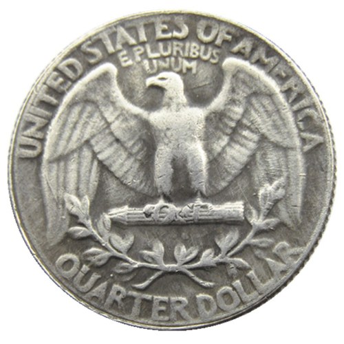 W(09)Hobo Creative 1936 Washington Quarter Dollars skull zombie skeleton hand carved Copy Coins
