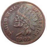 US(07) Hobo Nickel 1909 Indian Cent Pressed Copy Coin
