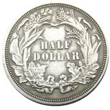 USA 1859 French Head Half Dollar Patterns Silver Plated Copy Coin