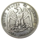 USA 1879 Morgan Dollar Patterns Silver Plated Copy Coin