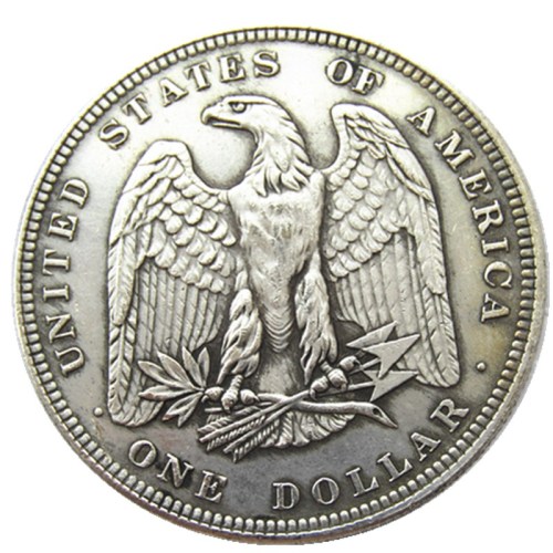 USA 1879 Morgan Dollar Patterns Silver Plated Copy Coin