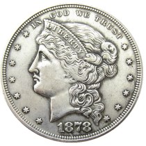 USA 1878 $ Libery Dollar Patterns Silver Plated Copy Coin