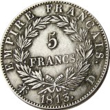 France 5 Francs 1813A-T 12pcs Different Mintmark Silver Plated Copy Coins
