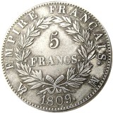 France 5 Francs 1810A-W 10pcs Different Mintmark Silver Plated Copy Coins
