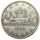 Canada 1 Dollar 1957 ELIZABETH II DEI GRATIA REGINA (1st portrait) Canadian Dollar Silver Plated Copy Coins
