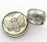 US Momento Mori Copy Coins Alloy Ring Handmade In Sizes 8-16