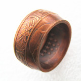 US Momento Mori Copy Coins Copper 'Head' Ring Handmade In Sizes 8-16