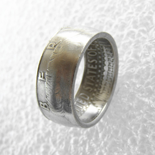 US Kennedy '1964' Half Dollar Coin Ring Handmade In Sizes 6-14