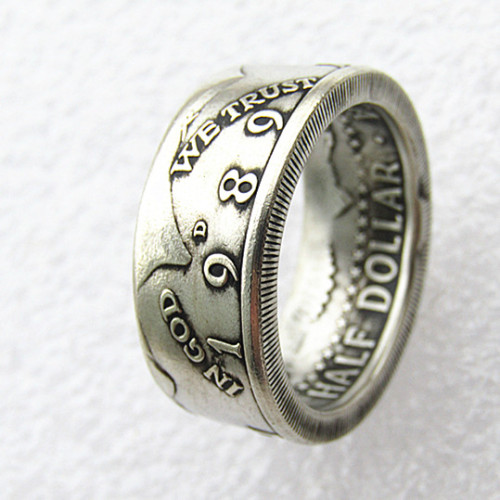US Kennedy '1989' Half Dollar Coin Ring Handmade In Sizes 6-14