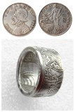 Handmade Ring By Panama 1947 'Date' Selection Balboa Silver Plated Copy Coins In Sizes 8-16