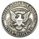 US 1989 Kennedy Half Dollar Silver Plated Copy Coins