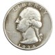 US Coins 1934P/D Washington Quarter Dollar Silver Plated Copy Coin