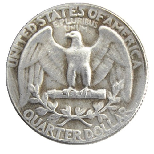 US Coins 1938P/S Washington Quarter Dollar Silver Plated Copy Coin