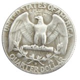 US Coins 1941P/S/D Washington Quarter Dollar Silver Plated Copy Coin