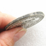 Netherlands,1919 2 1/2 Gulden Wilhelmina I Silver Plated Copy Coin(38mm)