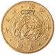 JP(10)Japan Asia Meiji 30 Year 5 Yen Gold Plated Coin Copy