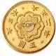 JP(06) Japan 5 Yen Taisho 2 Year Gold Plated Copy Coin