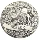 #146 HOBO US Morgan Silver Plated Dollar skull zombie skeleton Copy Coin