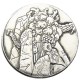 #138 HOBO US Morgan Silver Plated Dollar skull zombie skeleton Copy Coin