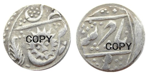 IN(01) Indian Ancient Silver Plated Copy Coins