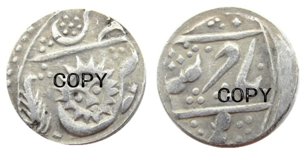 IN(01) Indian Ancient Silver Plated Copy Coins