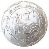 Indian 1980 100 Rupees Silver Plated Copy Coins