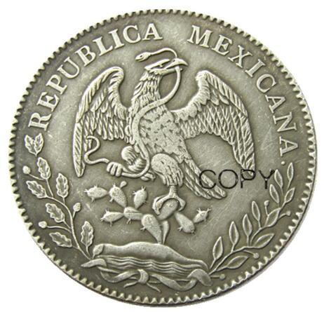 Mexico 8 Reales 1882 Silver Plated Copy Coins