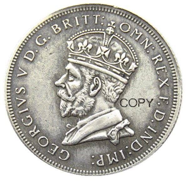 Australia 1927 Silver Plated Copy Coins