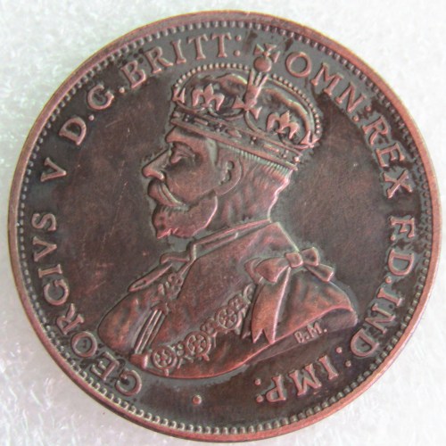 1930 AUSTRALIAN PENNY Copper Copy Coins