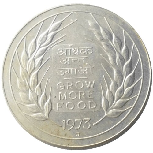 Indian 1973 20 Rupees Silver Plated Copy Coins