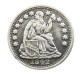 USA 1842P/O Liberty Seated Half Dime Stars on Obverse Copy Coins