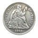 USA 1865P/S(Mintmark Below) Liberty Seated Half Dime Legend Obverse Copy Coins