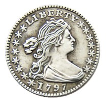 USA 1797 Draped Bust 5C Copy Coins