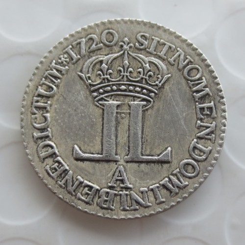 France 1720A Silver Plated Copy Coins