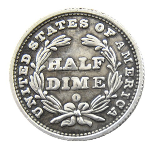 USA 1853P/O Liberty Seated Half Dime No Arrows (Regular Strike) Copy Coins