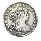 USA 1796 Draped Bust 5C Copy Coins
