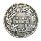 USA 1866P/S(Mintmark Below) Liberty Seated Half Dime Legend Obverse Copy Coins