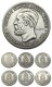 Norway 2 Kroner A set of(1878-1902) 6pcs Silver-Plated Coin COPY