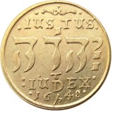 Denmark 1648 2 Dukater COPY COINS 25.5MM