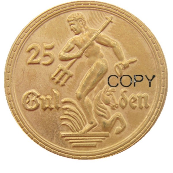 Poland 25 Gulden 1923 Gold Plated Copy Coin