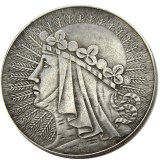 Poland 10 Zlotych 1933 Silver Plated Copy Coin