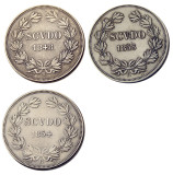 Italy Vatican, Papal States, Scudo (1848 1853 1854) Silver Plated Copy Coins