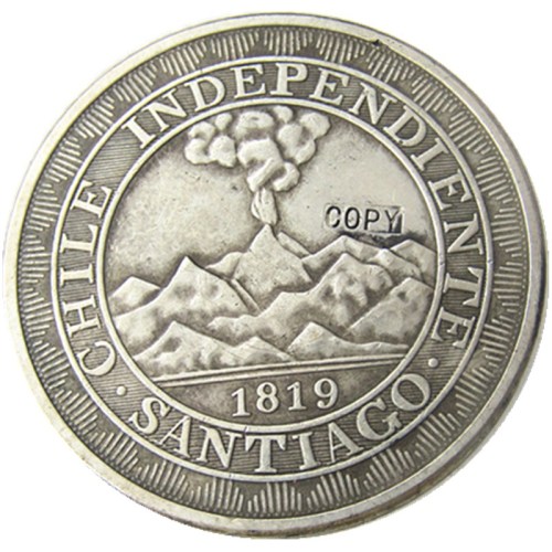 Chile Peso 1819 Silver Silver Plated Copy coin